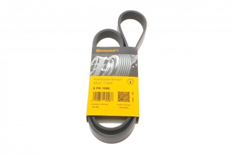Ремінь генератора поліклиновий CONTINENTAL CONTITECH 6PK1090