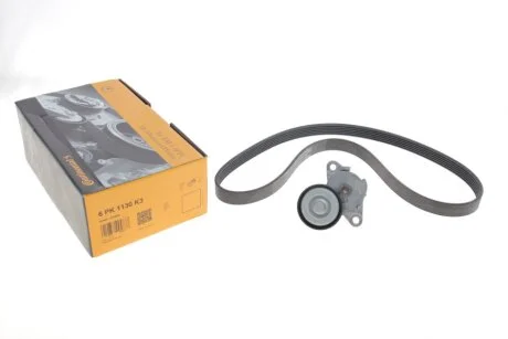 Комплект ременя генератора CONTINENTAL CONTITECH 6PK1130K3