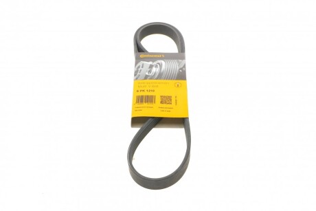 Ремінь генератора поліклиновий CONTINENTAL CONTITECH 6PK1210