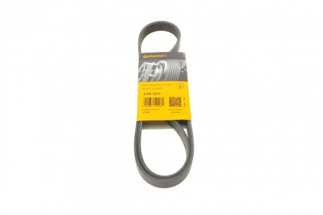 Ремінь генератора поліклиновий CONTINENTAL CONTITECH 6PK1217