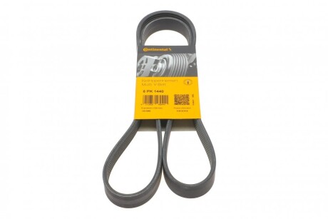 Ремінь генератора поліклиновий CONTINENTAL CONTITECH 6PK1440