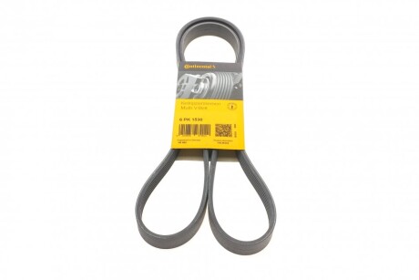 Ремінь генератора поліклиновий CONTINENTAL CONTITECH 6PK1530