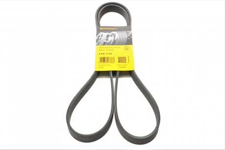 Ремінь генератора поліклиновий CONTINENTAL CONTITECH 6PK1715