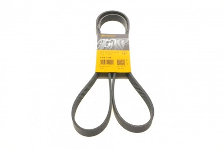 Ремінь генератора поліклиновий CONTINENTAL CONTITECH 6PK1740