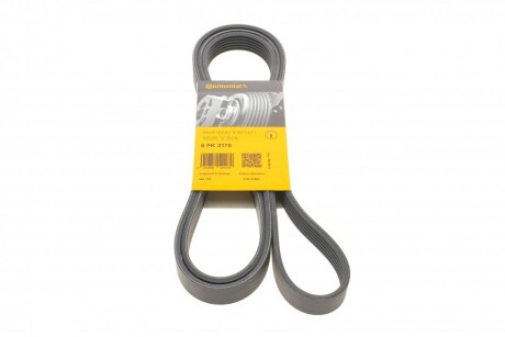 Ремінь генератора поліклиновий CONTINENTAL CONTITECH 6PK2175