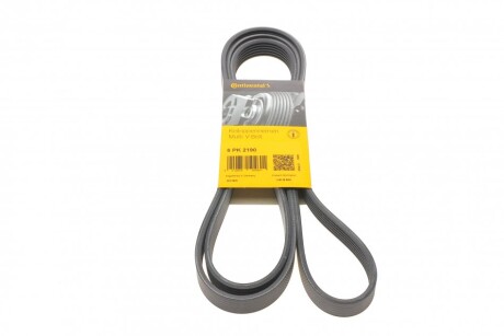 Ремінь генератора поліклиновий CONTINENTAL CONTITECH 6PK2190