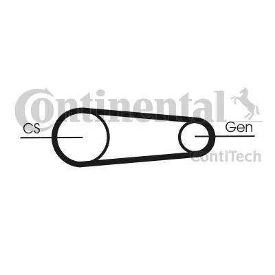 Ремінь генератора Ford Transit 2.0 DI/TDCi 00-06 CONTITECH 6PK831 ELAST T1 (фото 1)