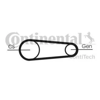 Ремінь генератора Ford Transit 2.0 DI/TDCi 00-06 CONTITECH 6PK831 ELAST T1