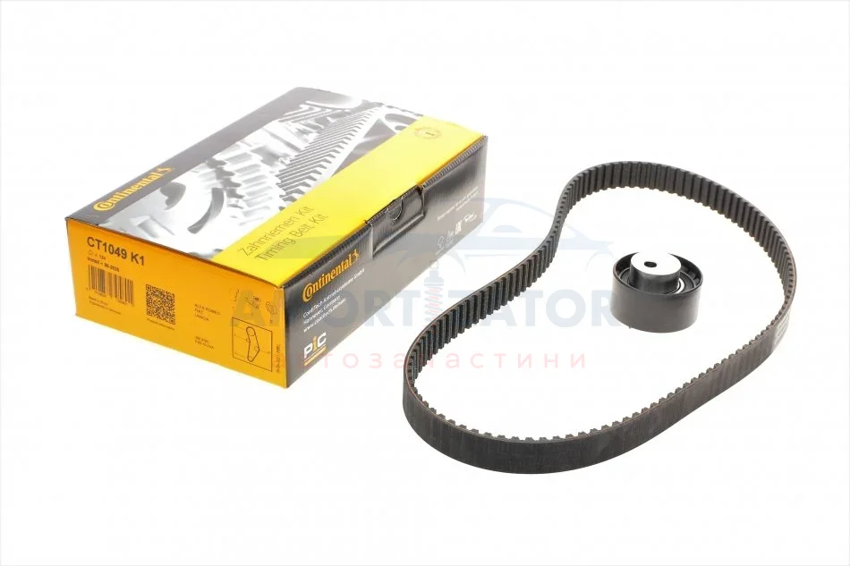 Комплект пасу ГРМ Fiat Doblo/Punto/Stilo/Opel Comb CONTITECH CT1049K1 (фото 1)