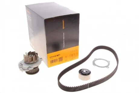Комплект ГРМ, пас+ролик+помпа CONTITECH CT1115WP1