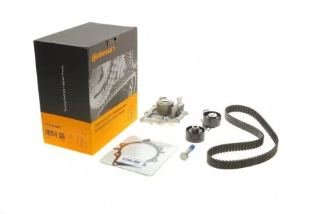 Комплект ременя ГРМ з помпою води CONTINENTAL CONTITECH CT1140WP2