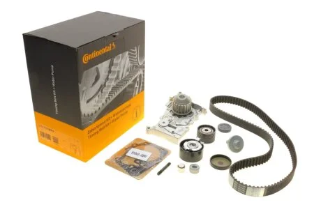 Комплект ГРМ, пас+ролик+помпа CONTITECH CT1179WP4