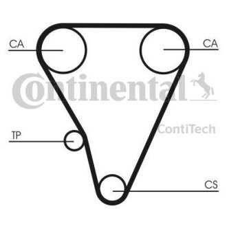 Ремінь ГРМ CONTITECH CT 555