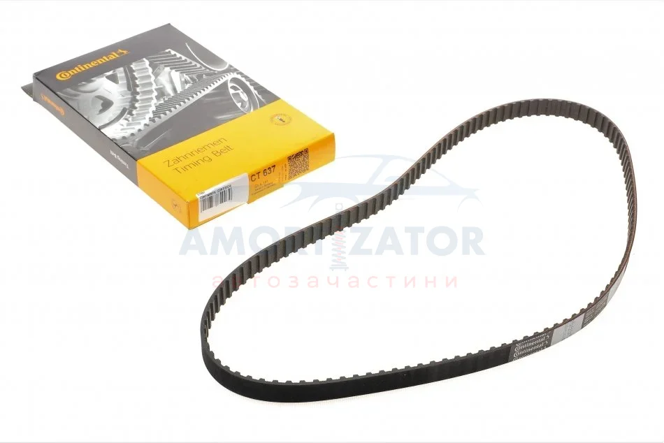 Пас ГРМ VW Caddy/Golf/Passat/Audi 80/100 1.3-2.0 7 CONTITECH CT637 (фото 1)