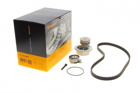 Комплект ГРМ, пас+ролик+помпа CONTITECH CT874WP2