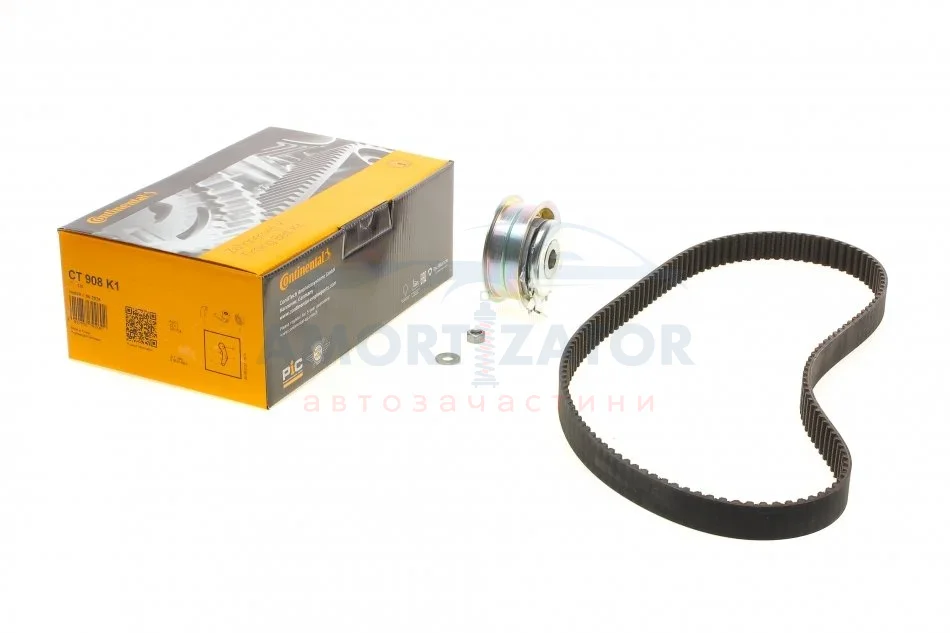 Комплект пасу ГРМ Audi A3/A4/VW Caddy III/Golf/Pas CONTITECH CT908K1 (фото 1)