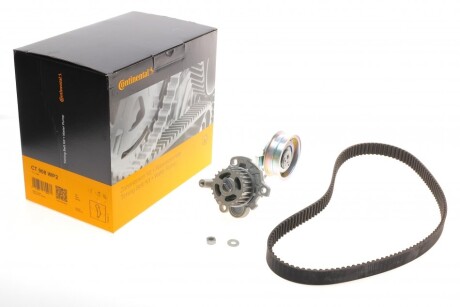 Комплект ГРМ, пас+ролик+помпа CONTITECH CT908WP2