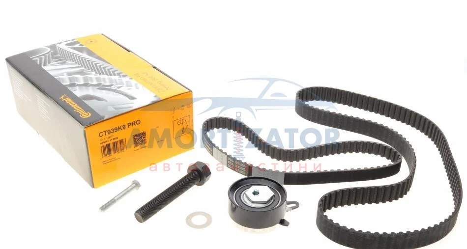 Комплект пасу ГРМ VW T4 2.4D 90-03 (26.4x122z/20.1 CONTITECH CT939K9PRO (фото 1)