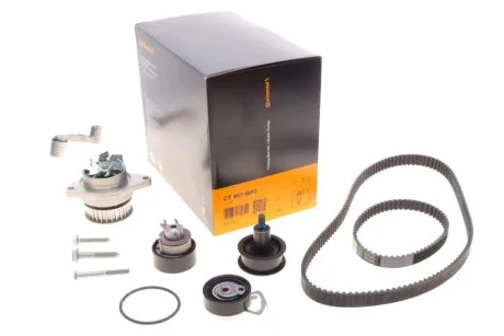 Комплект ГРМ, пас+ролик+помпа CONTITECH CT957WP2