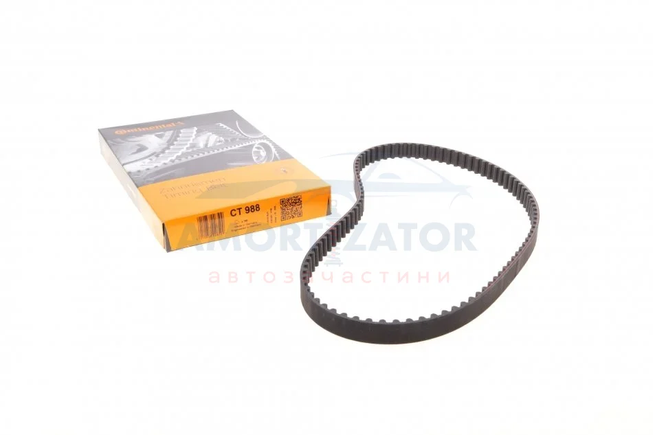 Пас ГРМ Renault Kangoo/Logan/Megane 1.4/1.6i 97-/D CONTITECH CT988 (фото 1)
