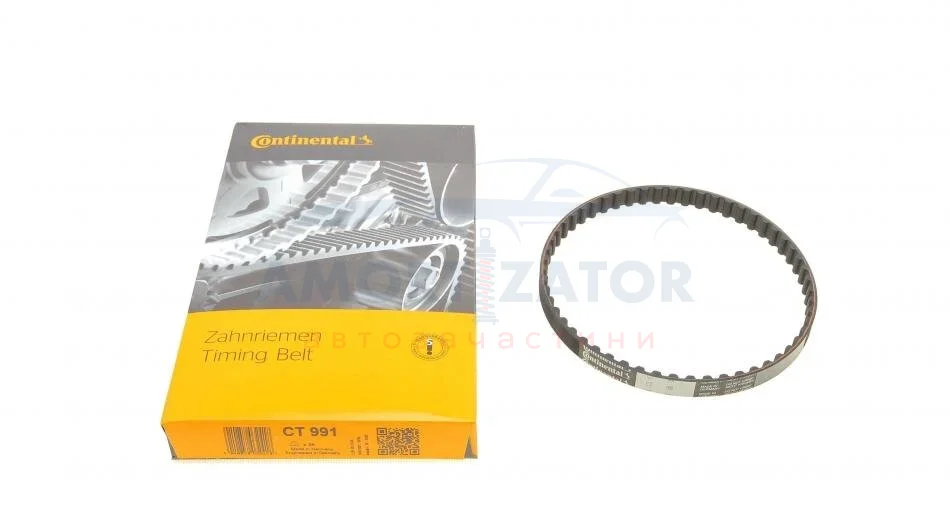 Пас ГРМ з довжиною кола не більш як 60см CONTITECH CT991 (фото 1)