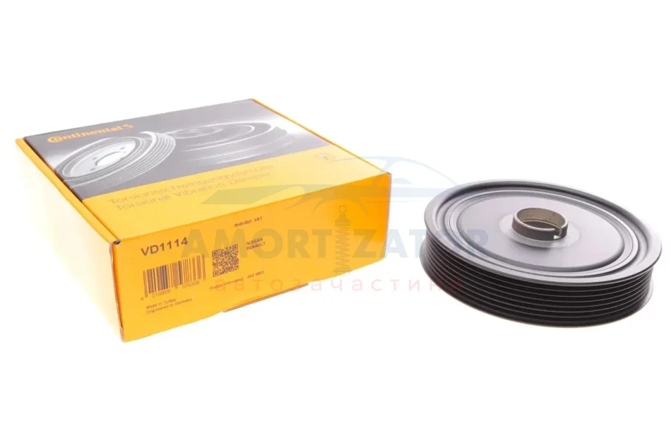 Шків колінчастого валу CONTINENTAL CONTITECH VD1114 (фото 1)