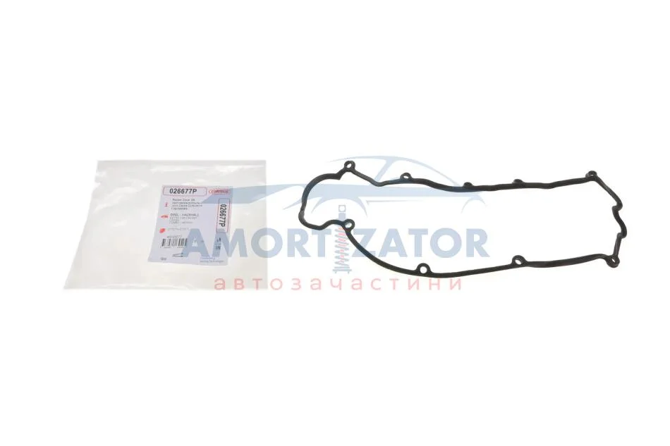 Прокладка клапанної кришки гумова CORTECO 026677P (фото 1)