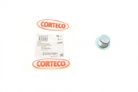 Пробка зливу мастила CORTECO 220078H