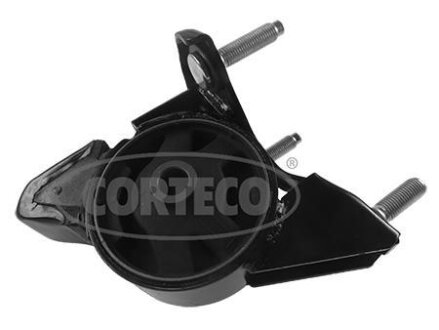Подушка двигуна задн прав, гумово-металев. TOYOTA COROLLA, SPRINTER CARIB 1.3-2.0D 05.92-10.01 CORTECO 49390255