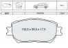 DAFMI INTELLI гальмівні колодки передн. TOYOTA Camry (V30) DAFMI / INTELLI D225E (фото 1)