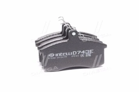 Гальмiвнi колодки к-кт. DAFMI / INTELLI D743E