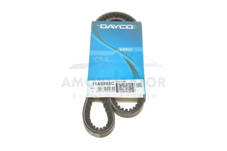 Ремінь генератора клиновий DAYCO 11A0885C (фото 1)