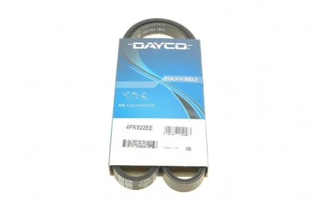 Ремінь генератора поліклиновий DAYCO 4PK922EE