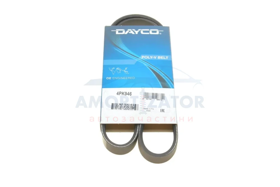 Ремінь генератора поліклиновий DAYCO 4PK946 (фото 1)