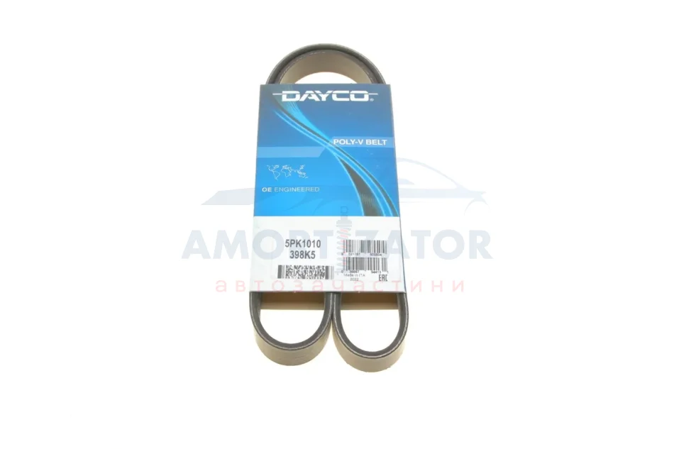 Ремінь генератора поліклиновий DAYCO 5PK1010 (фото 1)