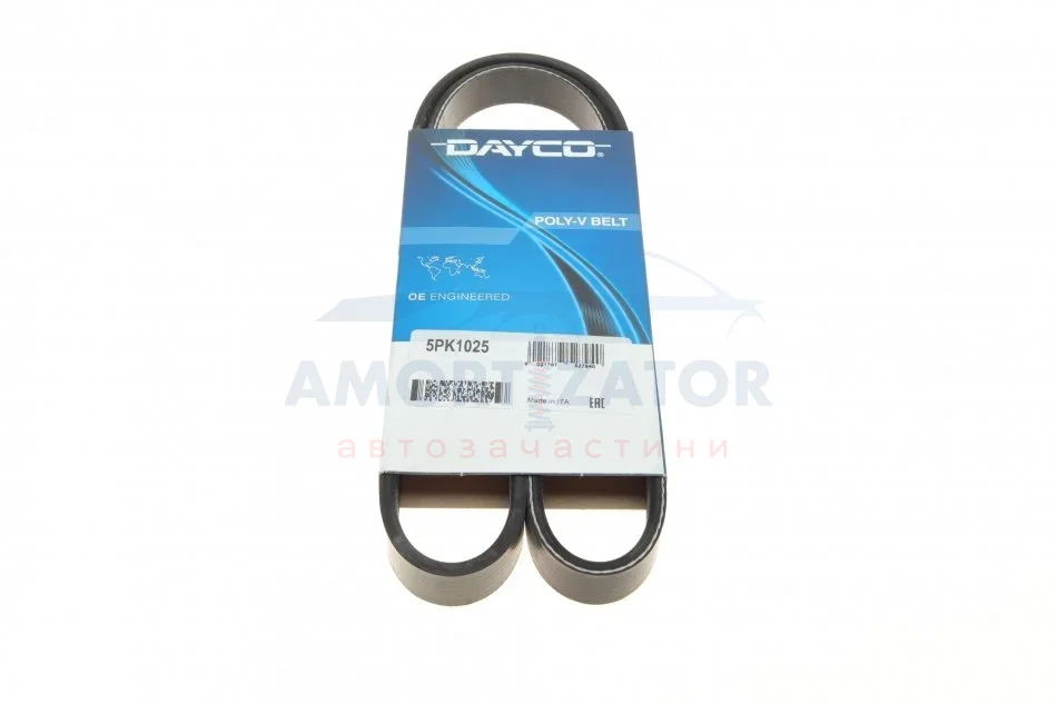 Ремінь генератора поліклиновий DAYCO 5PK1025 (фото 1)