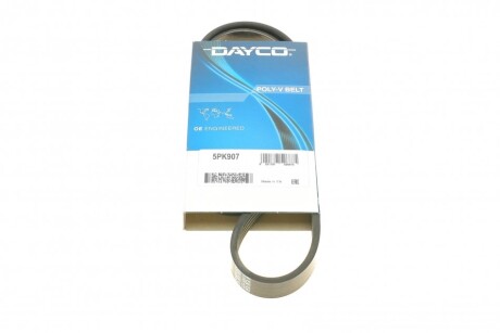 Ремінь генератора поліклиновий DAYCO 5PK907
