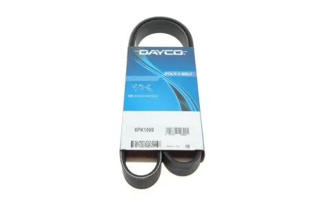 Ремінь генератора поліклиновий DAYCO 6PK1069