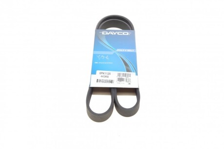 Ремінь генератора поліклиновий DAYCO 6PK1125