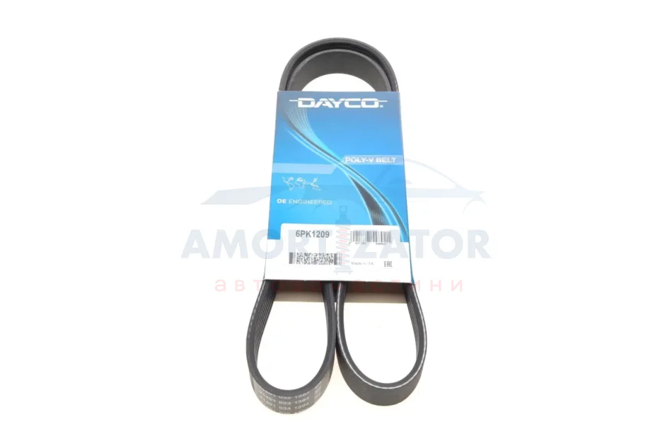 Ремінь генератора поліклиновий DAYCO 6PK1209 (фото 1)