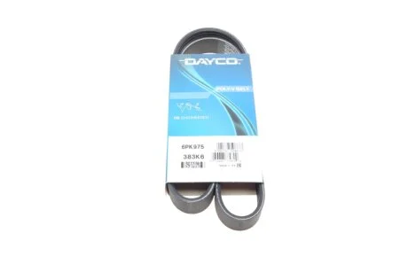 Ремінь генератора поліклиновий DAYCO 6PK975