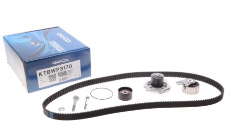 Комплект ГРМ, пас+ролик+помпа DAYCO KTBWP3170