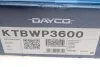 Комплект ременя ГРМ + водяна помпа DAYCO KTBWP3600 (фото 27)