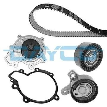 Комплект ГРМ (ремінь + ролик + водяний насос) CHEVROLET CAPTIVA, CRUZE, EPICA, LACETTI, NUBIRA OPEL ANTARA A 2.0D 01.05- DAYCO KTBWP9760 (фото 1)