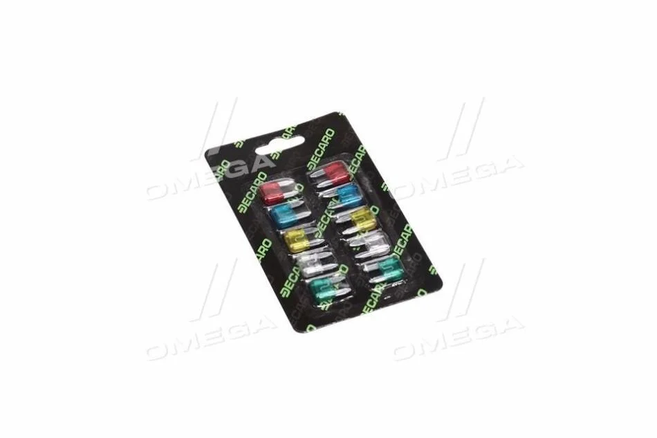 Запобіжник ножовий міні комп. 10 шт. DECARO DEC.FUSE KIT 02 (фото 1)