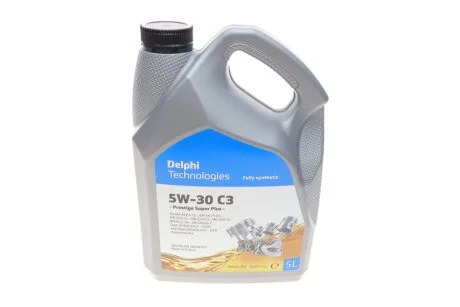 Олива моторна PRESTIGE SUPER PLUS C3 5W-30 5L DELPHI 28236312
