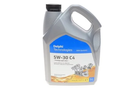 Олива моторна PRESTIGE SUPER PLUS C4 5W-30 5L DELPHI 28236325