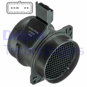 CITROEN Витратомір повітря C5, C6, Peugeot 406 DELPHI AF10370-12B1