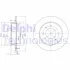 MITSUBISHI диск гальмівний передн. L300/400,Space Gear DELPHI BG3070 (фото 1)