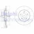 FORD диск гальмівний задній лакірів.! Mondeo 00- DELPHI BG3663C (фото 1)